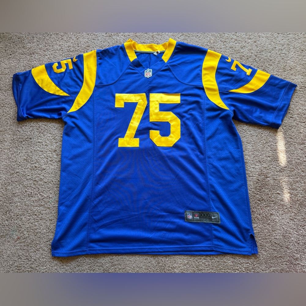 nike nfl players jersey los angeles rams 75 deacon jones 3xl california football